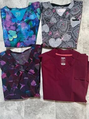 Bundle! Ladies Scrub Tops